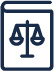 Icon for a Book with Scales of Justice on the Cover