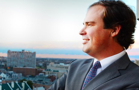 Attorney S W Dawson Looking Into Distance